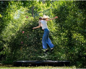 Trampolim desportivo redondo Silhouette ø305 cm - preto