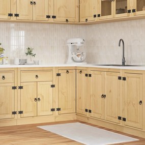 vidaXL Armário com prateleira SKI Castanho Mel 60 x 32 x 40 cm