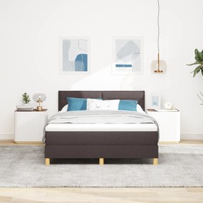 Cama Box com Colchão Castanha 140x200 cm Tecido