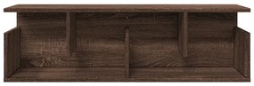 Armário parede 100x20x30 cm deriv. madeira carvalho castanho