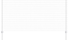 vidaXL Cerca e Poste Prateado 1,2 x 10 m Aço