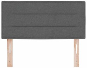Cabeceira vidaXL Design Linhas Cinza Escuro 80 cm Tecido