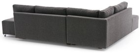 Sofá-Cama de Canto Manama – Antracite – 280x85x206 cm