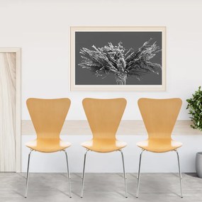 Conjunto de 4 cadeiras cozinha e jantar Calisto 45 x 85 x 49 cm Cor Natural
