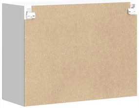 Armário de parede de cozinha porta vidro Lucca branco
