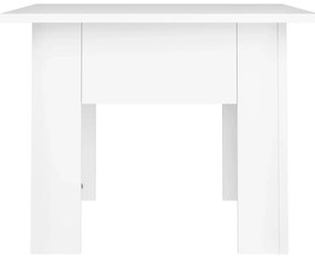 Mesa de centro 55x55x42cm derivados de madeira branco