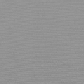 Almofadões banco jardim 2 pcs 120x50x7cm tecido oxford cinzento