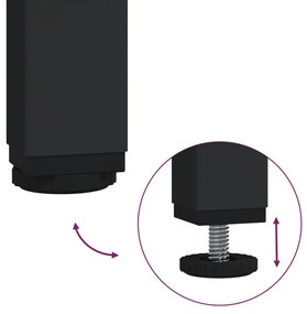 Mesas de apoio de encastrar 3 pcs deriv. madeira cinza sonoma