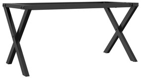 Pernas para mesa de centro estrutura em X aço