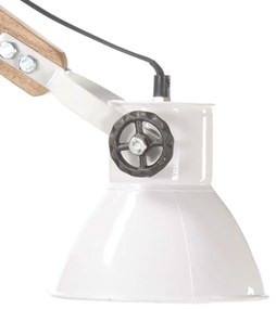Candeeiro de parede redondo estilo industrial E27 branco