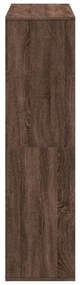 Estante 100x33x125,5 cm derivados de madeira carvalho castanho