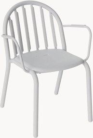 Cadeiras de jantar empilháveis para jardim com apoio de braços Fred's, conjunto de 2