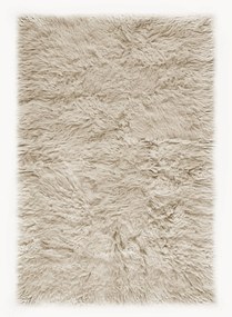 Tapete em lã artesanal de pelo comprido Shaggy