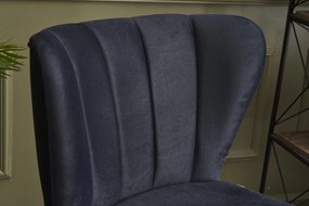 Cadeirão Wing Layla – Antracite – 65x80x65 cm