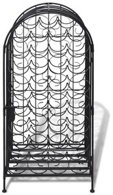 Garrafeira de metal, suporte para 35 garrafas de vinho
