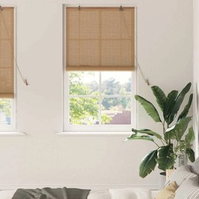 vidaXL Persianas e Sombras de Janela Marrom Claro 80 x 220 cm Bambu