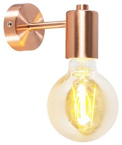 LED Candeeiro de parede Art Deco inteligente cobre incl. lâmpada WiFi G95 - Facil Moderno