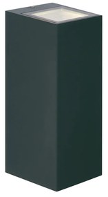 Candeeiro de Parede Moderno Verde Escuro 2-Luzes GU10 70mm IP54 - Baleno Moderno
