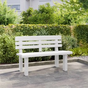 Banco de jardim 110x52x71 cm polipropileno branco