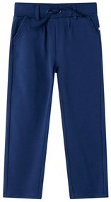 Calças de criança com cordão azul-marinho 116