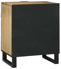 Guarda-roupa de cabeceira 50x33x60 cm em Madeira Sólida de Mangueira