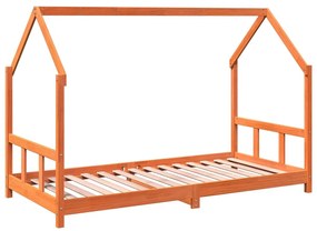 Estrutura de cama para crianças 90x190 cm pinho maciço