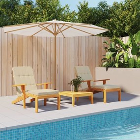 vidaXL Almofadões p/ cadeira de terraço 2 pcs tecido oxford bege