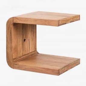 Mesa Lateral Em Madeira De Acácia Vacry Castanho Acácia - Sklum