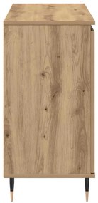 Sideboard vidaXL com portas e gavetas Carvalho Artesanal 101,5x35x70 c