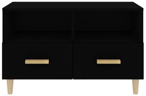 Móvel p/ TV 80x36x50 cm derivados de madeira preto