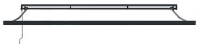 Toldo Retrátil Automático Preto 500x300 cm