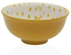 Tigela Versa Amarelo Cerâmica Porcelana