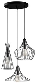 Candeeiro de Teto Mezopotamya – Preto – Ø 55 cm x Altura 113 cm