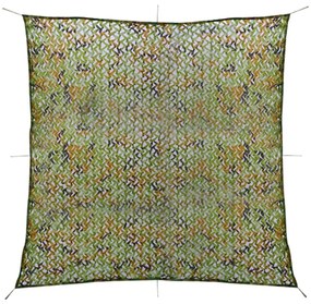 vidaXL Rede camuflagem com saco de armazenamento 3x3 m