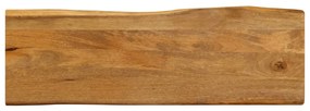 Tampo de mesa c/ borda viva 140x40x2,5 cm mangueira maciça