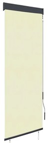 Estore de rolo para exterior 60x250 cm creme