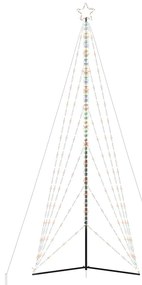 LED Árvore de Natal 861 LEDs Coloridos 478 cm