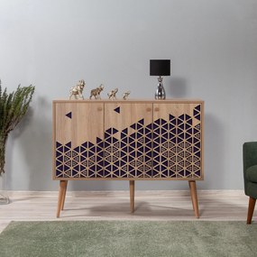 Console Mega – Carvalho Sonoma – 120x90x36 cm