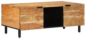 Mesa de centro vidaXL 100x54x40 cm Madeira de Acácia Sólida