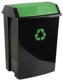 Balde de Reciclagem 50L Verde
