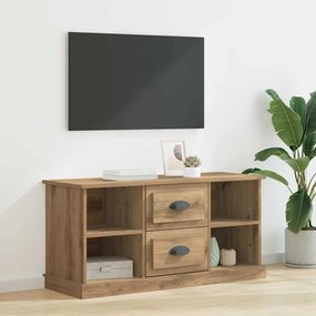 vidaXL Gabinete para TV Carvalho Artesanal 99,5 x 35,5 x 48 cm