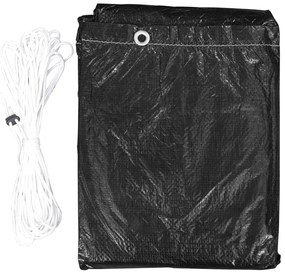 Capas para mobiliário de jardim 2 pcs c/ 12 ilhós 325x205x90 cm