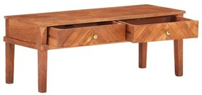 Móvel de TV 110x40x41 cm madeira de acácia maciça