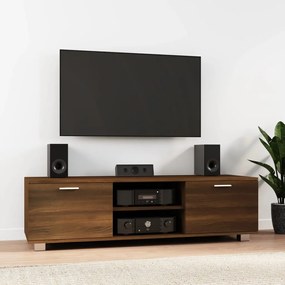vidaXL Móvel de TV140x40,5x35cm derivados de madeira carvalho castanho