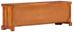 Móvel de TV 119x30x40 cm madeira de acácia maciça