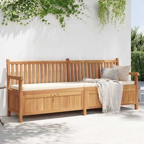 Banco de Armazenamento para Jardim Castanho 228 x 60 x 90 cm
