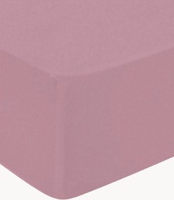 Lençol com elástico em cetim de algodão Uni