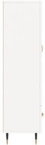 Aparador alto 69,5x31x115 cm derivados de madeira branco