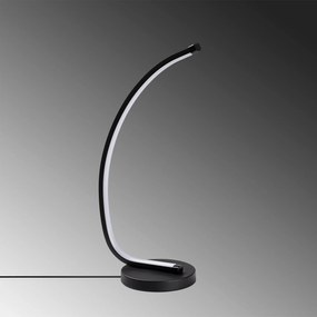 Candeeiro de Mesa Bevel – Preto – 18x43x13 cm