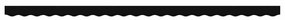 Valance de Toldos pra Estrutura de 5m Preto 4.8x0.2m